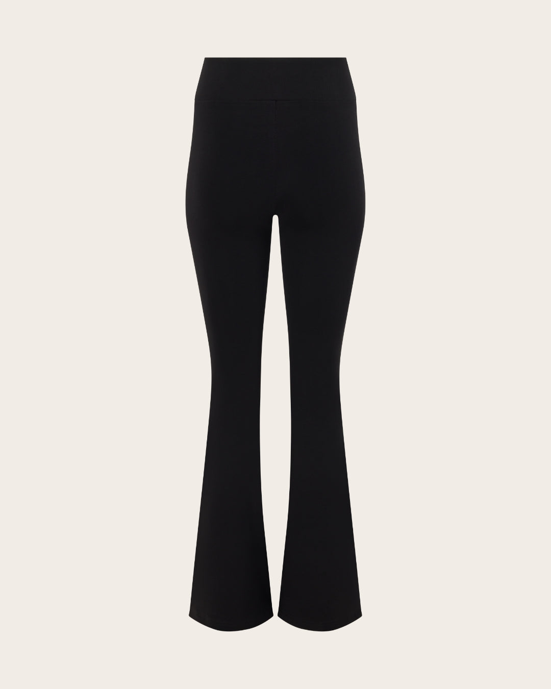 High Waist Flare Pants - Regular  - Black