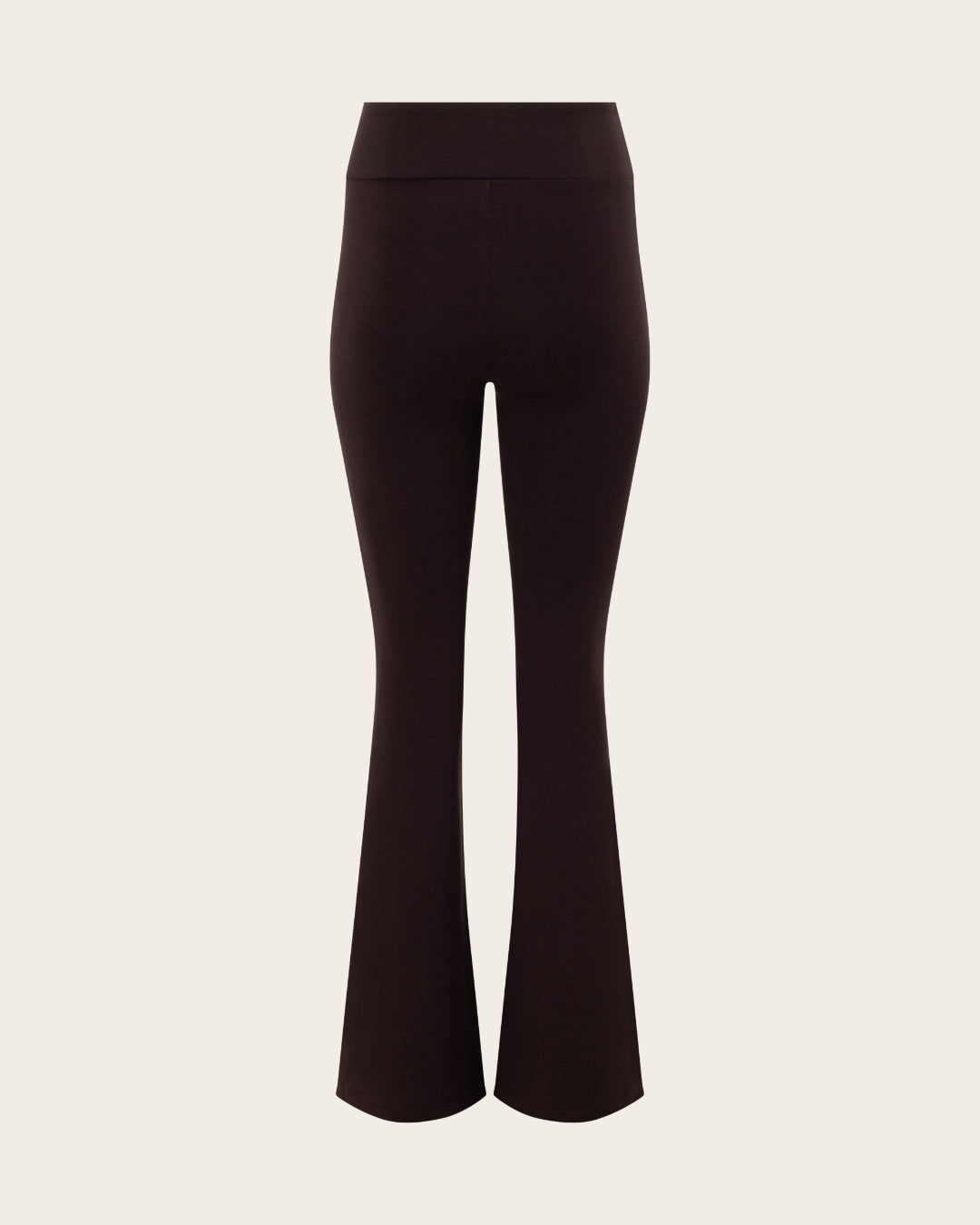 High Waist Flare Pants - Regular - Carob