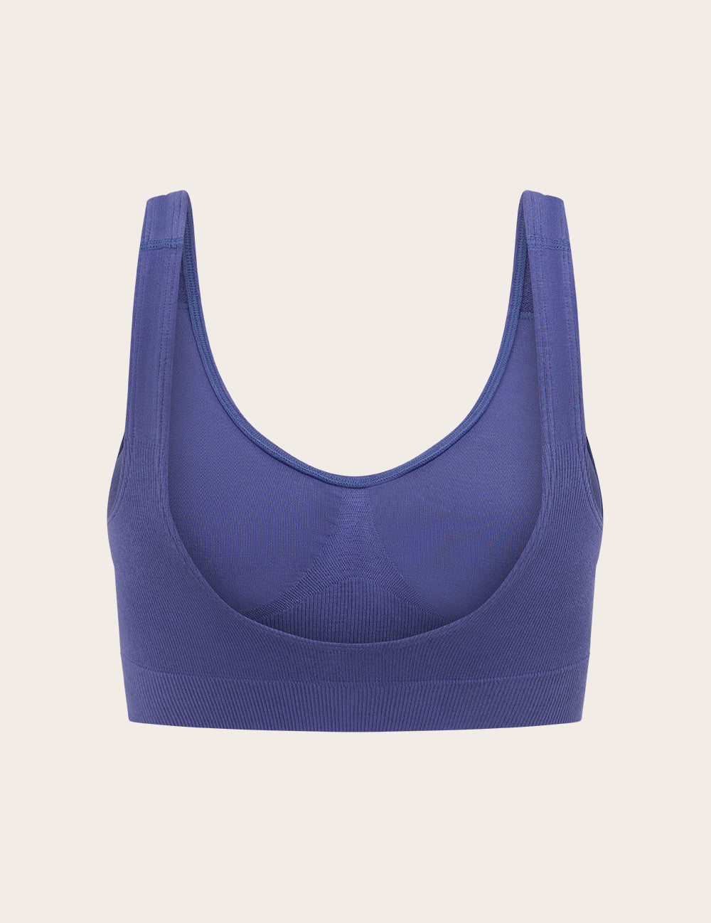 Seamfree Padded Crop Bra - Bluebell