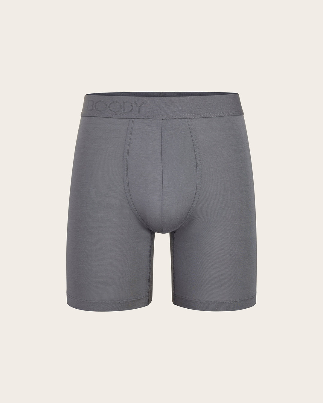 Men's Seamfree Mid-Length Boxer Briefs - Charcoal