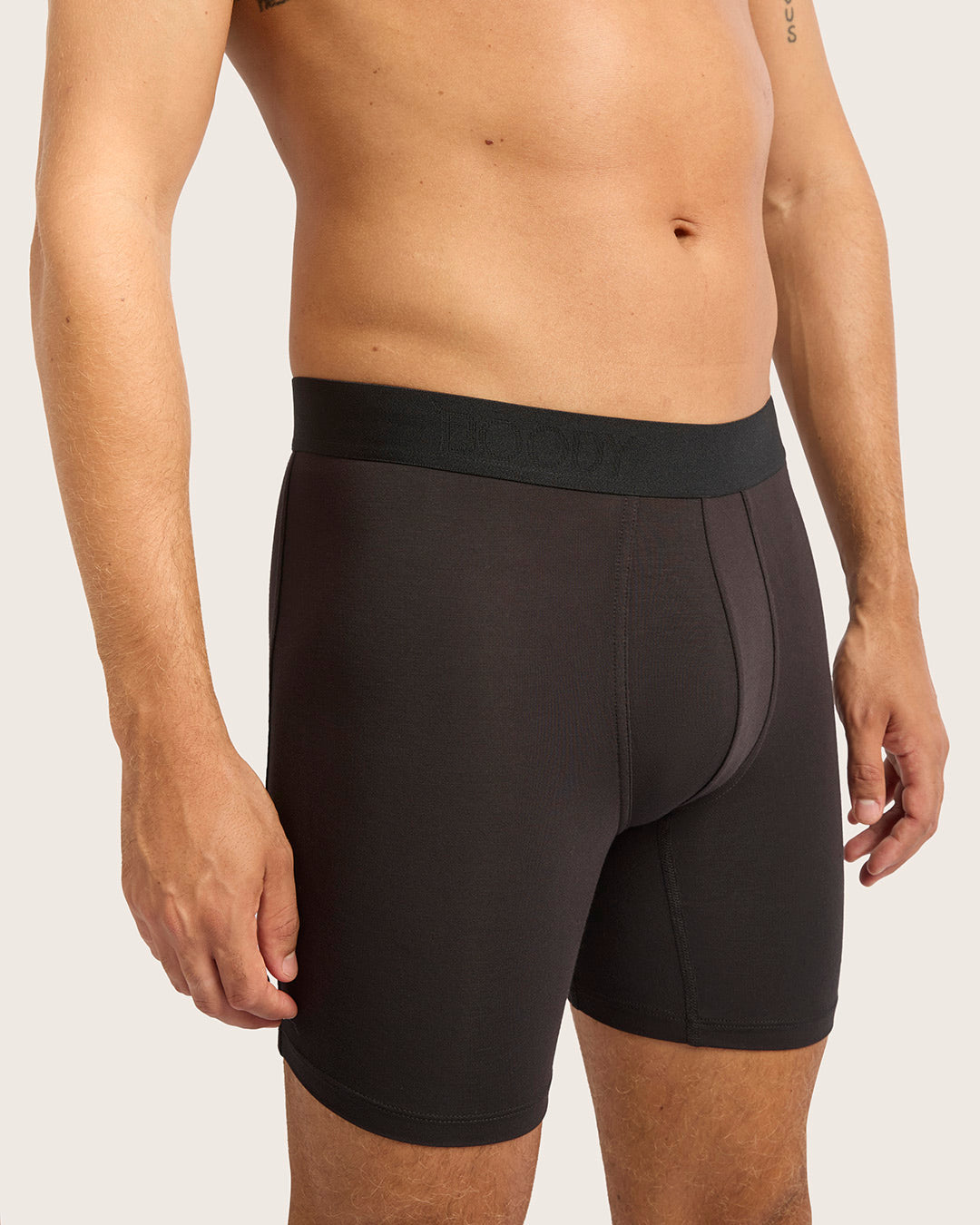 Men's Everyday Mid-Length Boxer Briefs - Black
