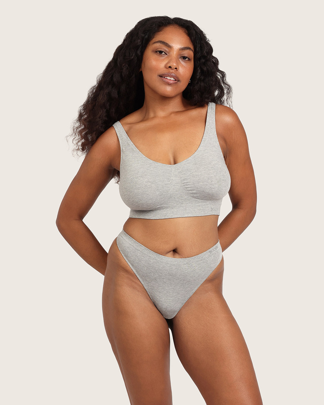 G-String - Light Grey Marl