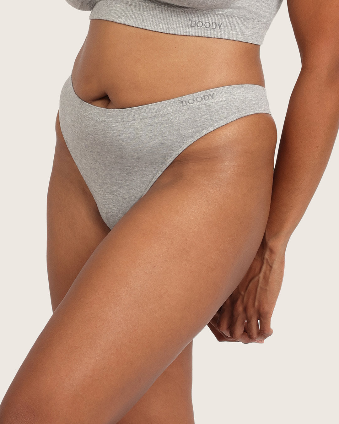 G-String - Light Grey Marl