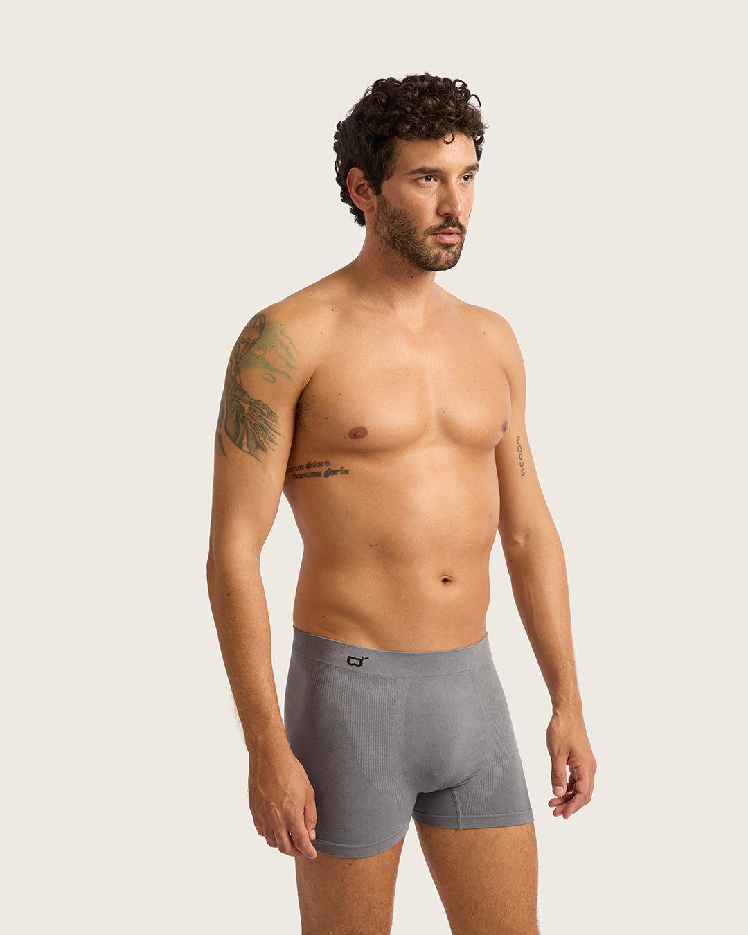 Men's Seamfree Boxer Briefs - Charcoal