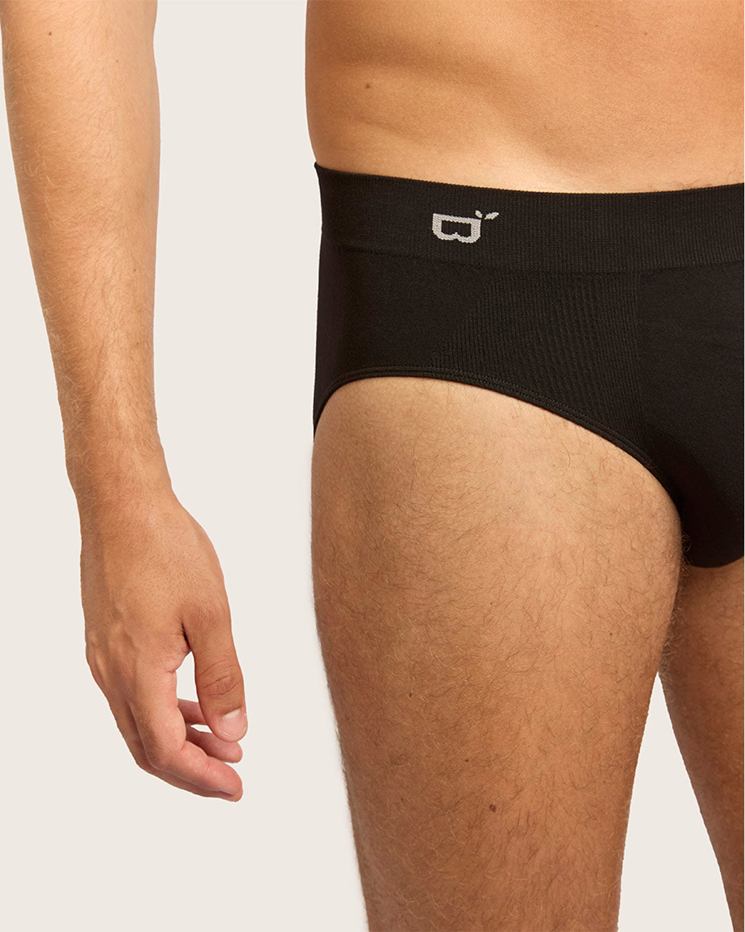 Men's Seamfree Briefs - Black