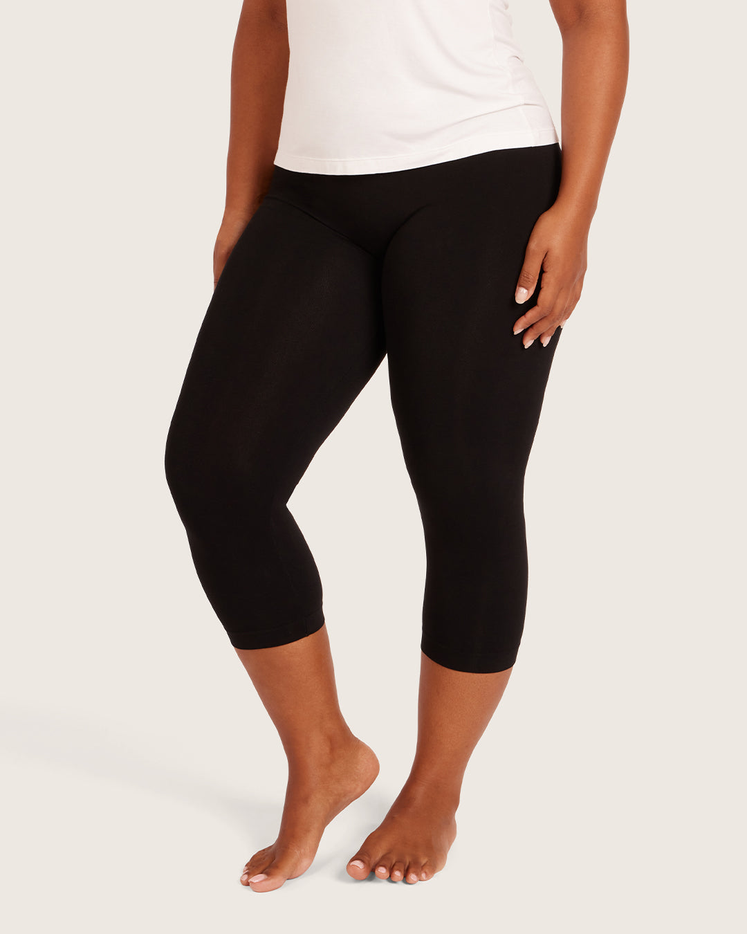 Base Layer 3/4 Leggings - Black