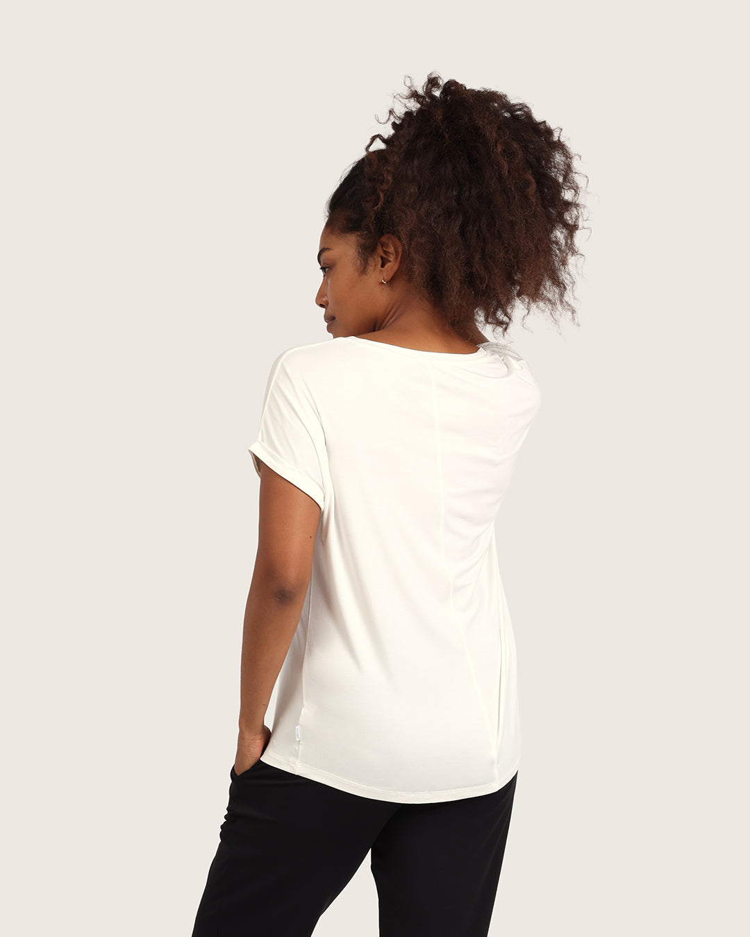 Downtime Lounge Top - Natural White