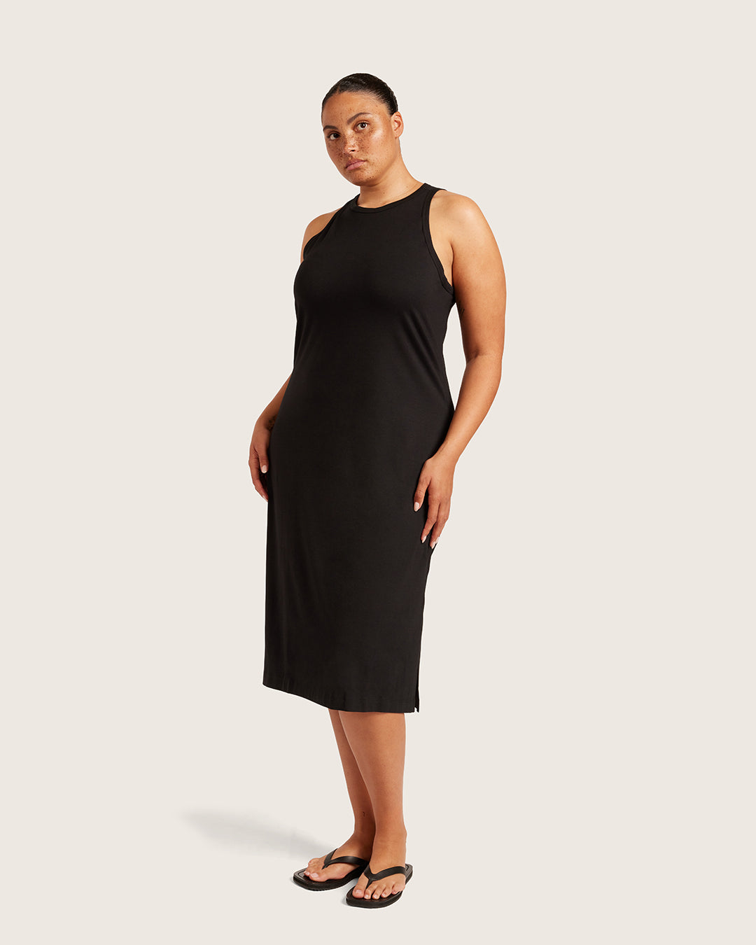 Racerback Dress - Black