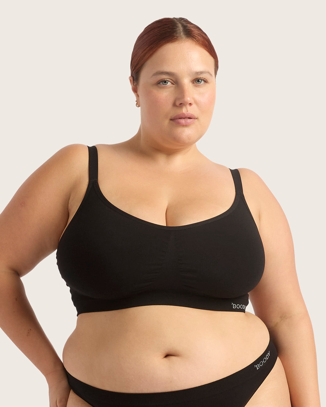 Full Bust Wireless Bra - Black