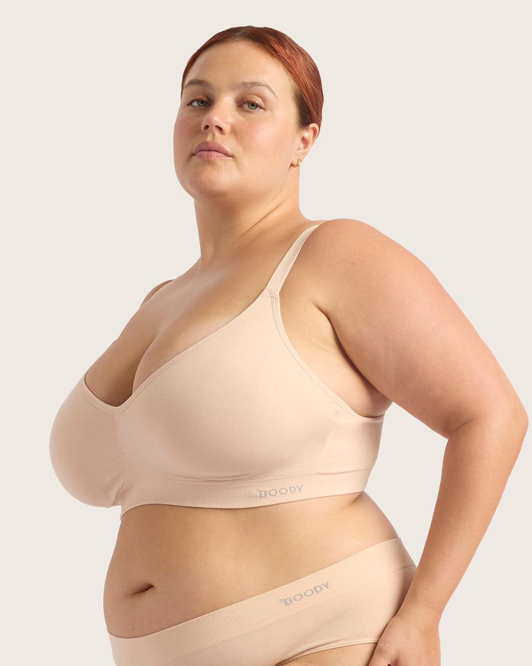 Wireless Full Bust T-Shirt Bra - Shell