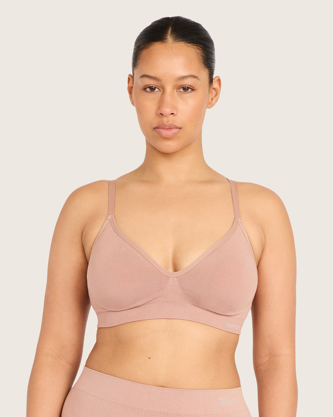 Wireless T-Shirt Bra - Chai