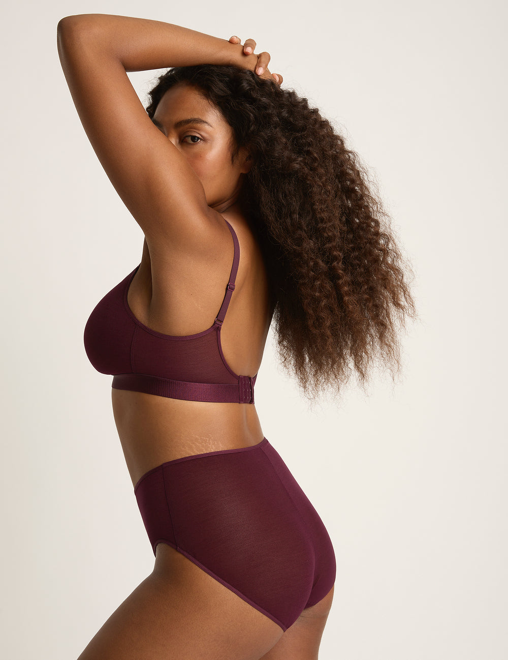 FreeMesh High-Cut Full Briefs - Fig