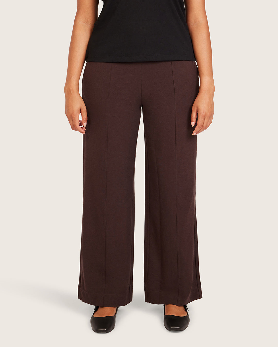 Relaxed Leg Pants - Regular - Carob