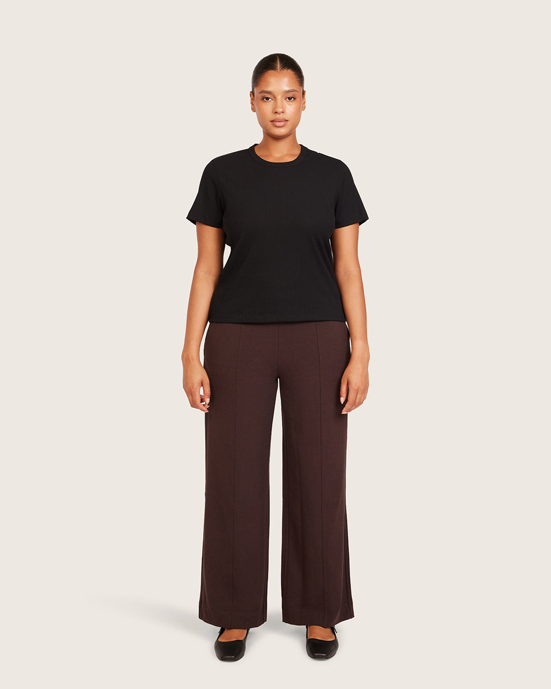 Relaxed Leg Pants - Regular - Carob