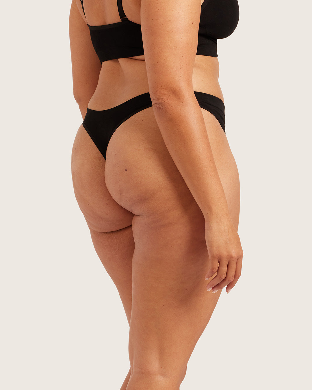 Period & Leak Proof - G-String - Light - Black