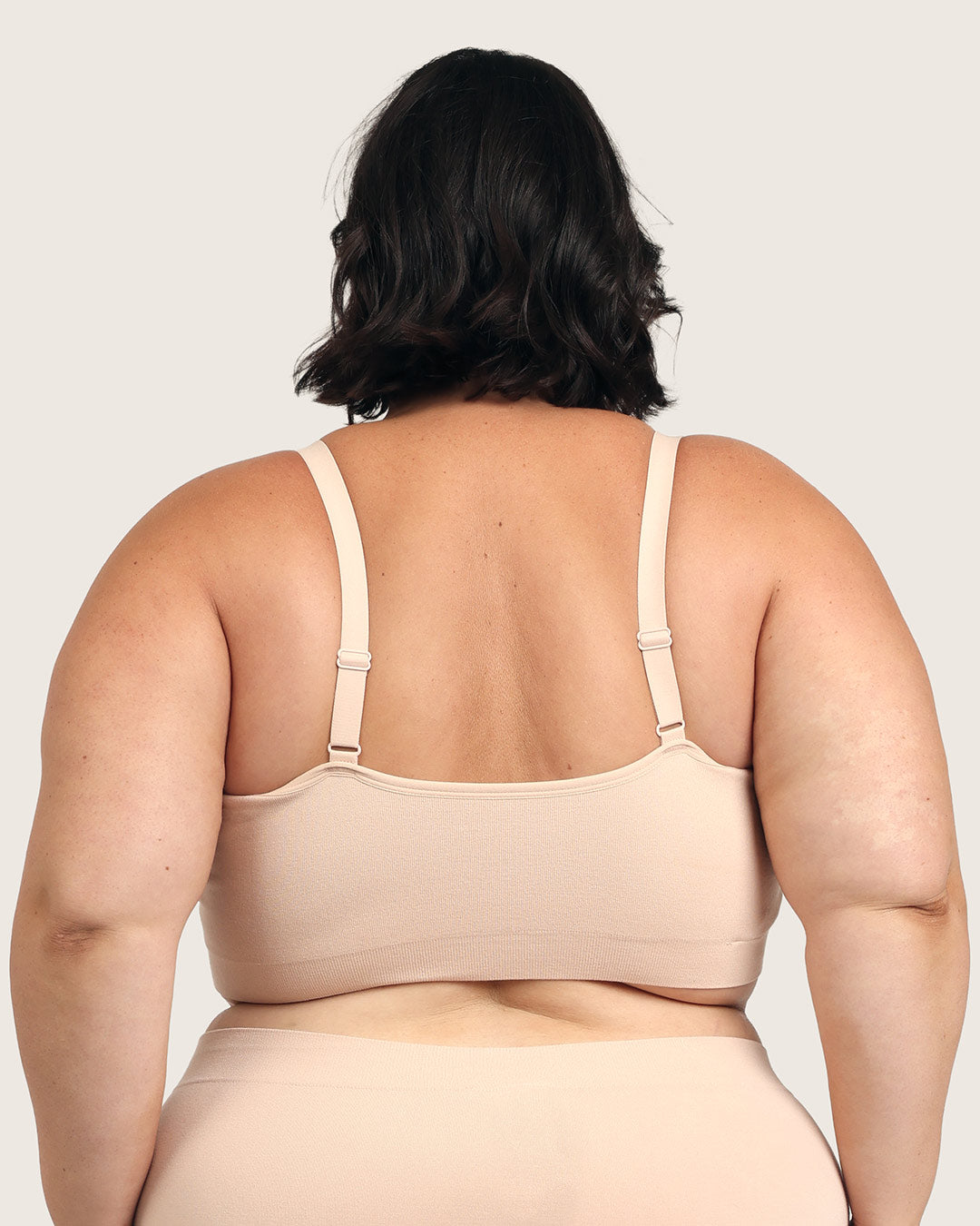 Full Bust Wireless Bra - Shell