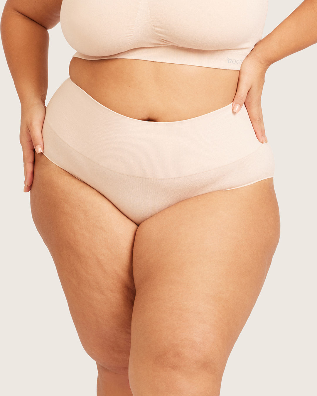 Shaper High Cut Full Briefs - Shell