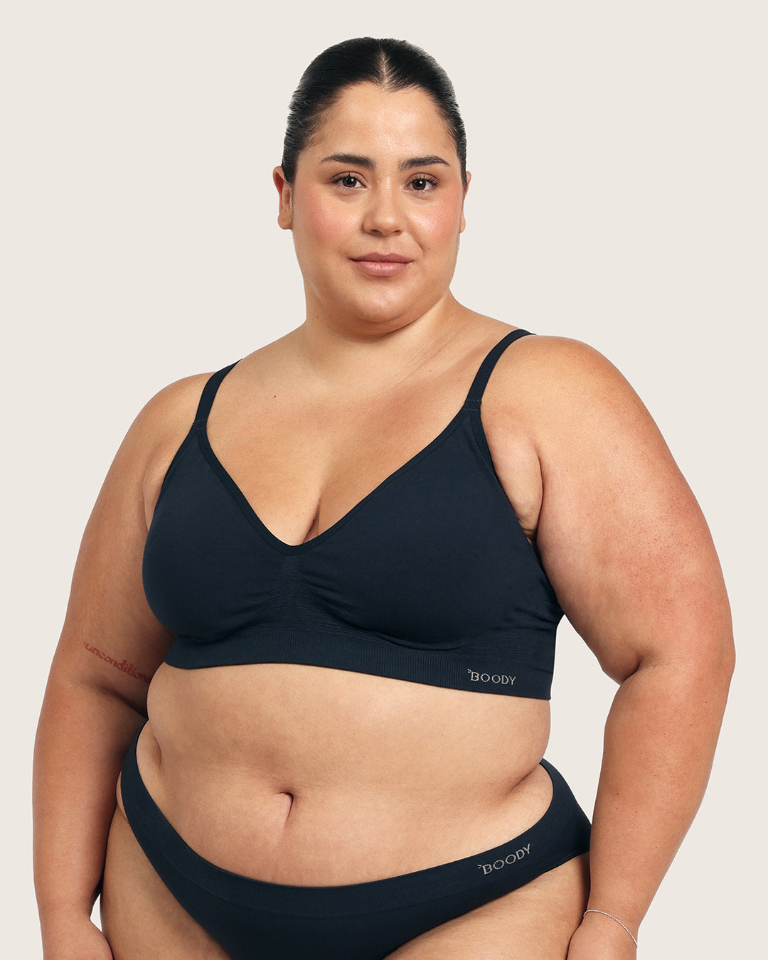 Wireless T-Shirt Bra - Midnight