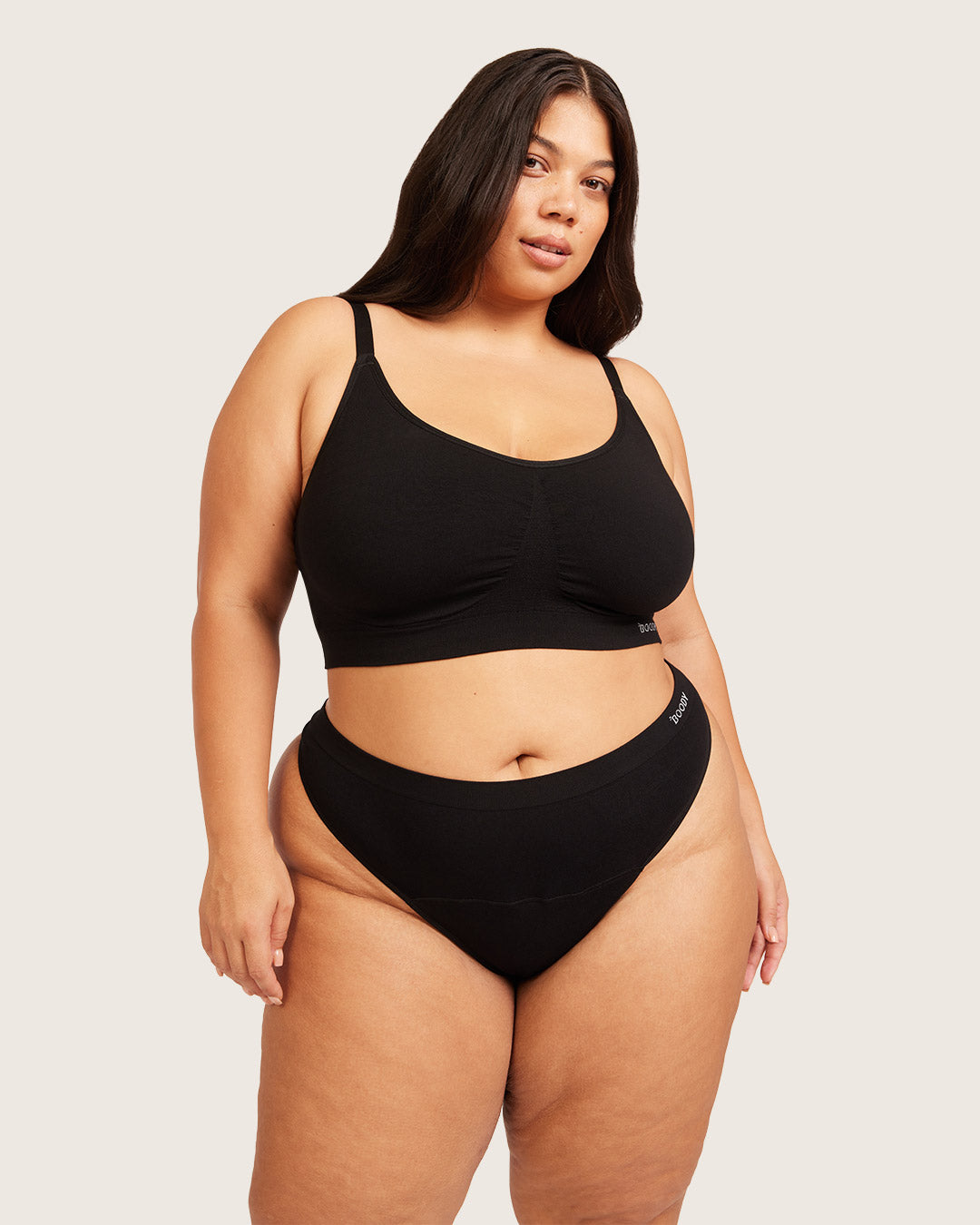 Period & Leak Proof - G-String - Light - Black