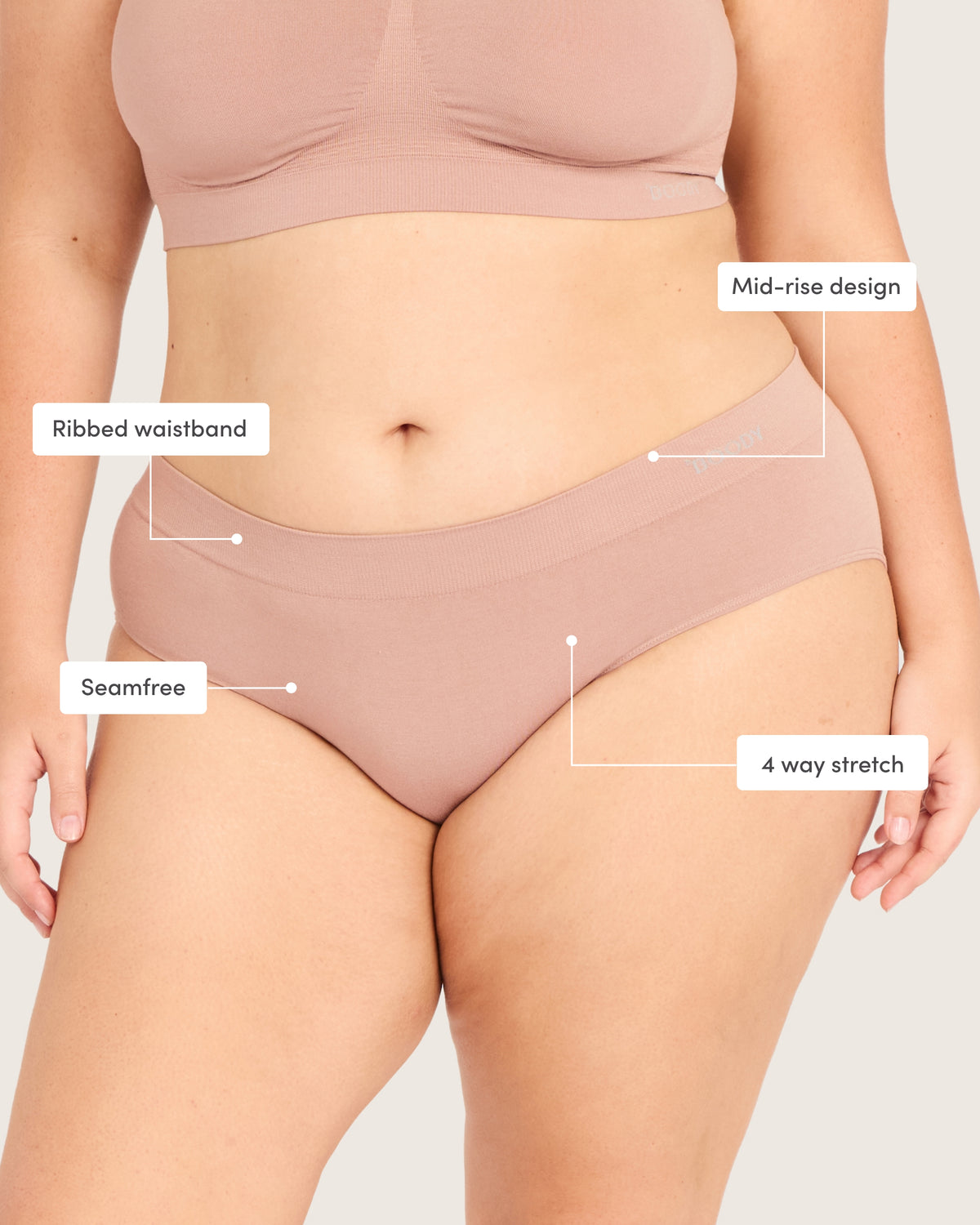 Midi Briefs - Chai