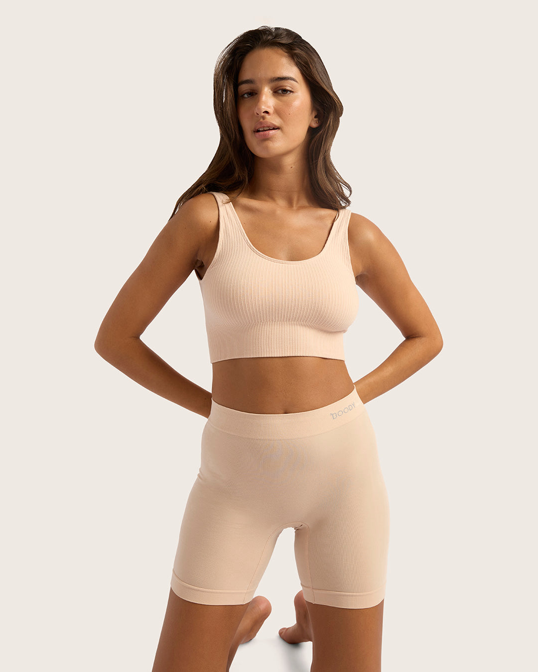 Ribbed Seamfree Crop-Shell