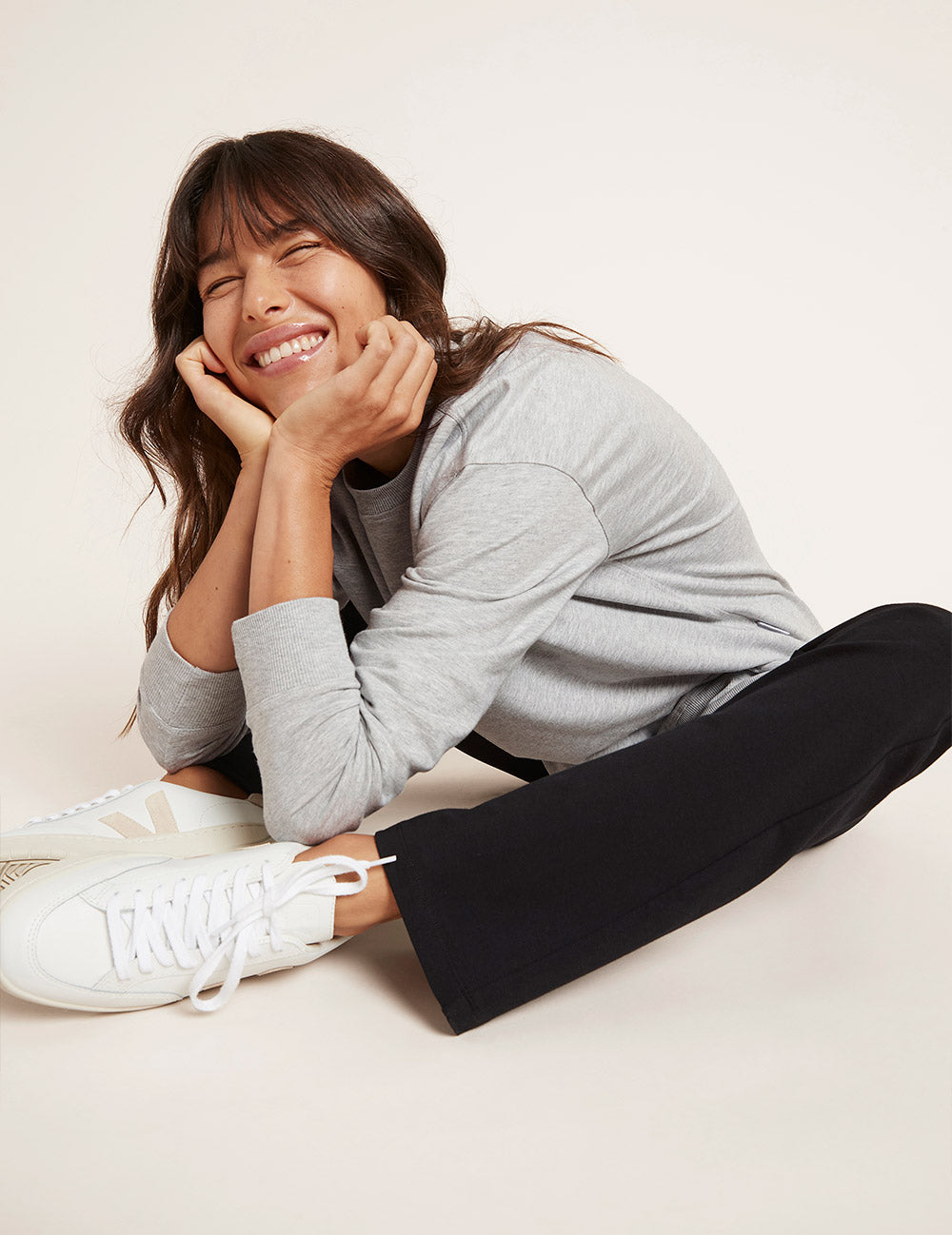 High Waist Flare Pants - Black