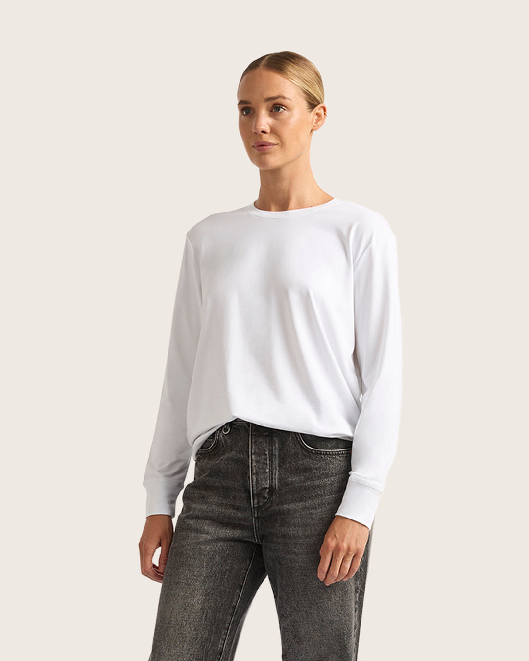 Women's Classic Long Sleeve T-Shirt - White