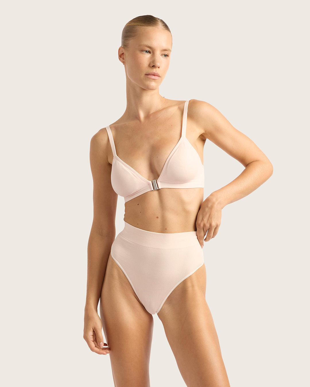 LYOLYTE High Waist G-String - Powder Pink