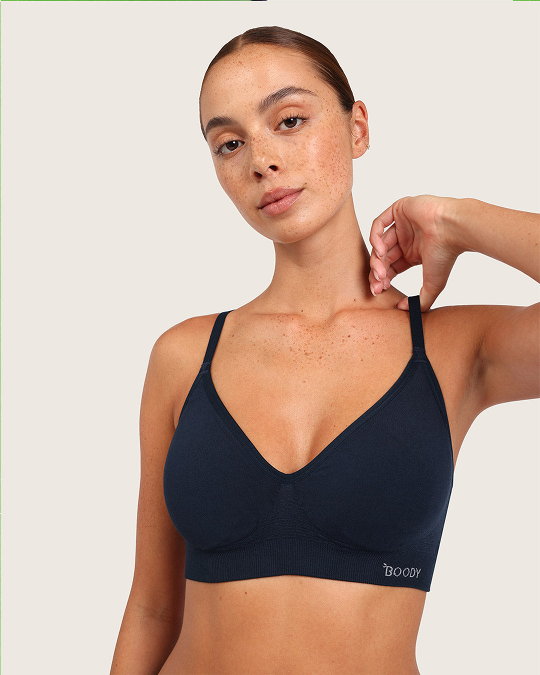 Wireless T-Shirt Bra - Midnight